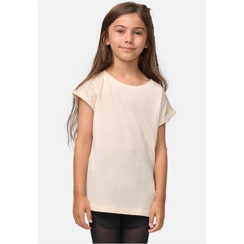 Urban Classics Kids Girls&amp;#039; Organic T-Shirt with Extended Shoulder Whitesand Slike