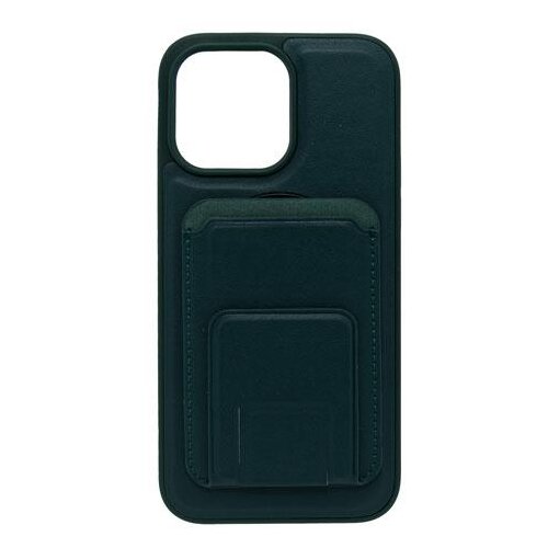  Maska za telefon LEATHER MAGSAFE WALLET za Iphone 14 Pro Max, Zelena Cene
