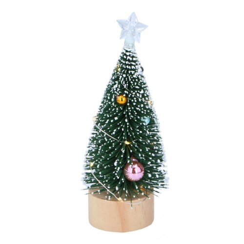  Božično drevo okrasno 23cm LED Cene