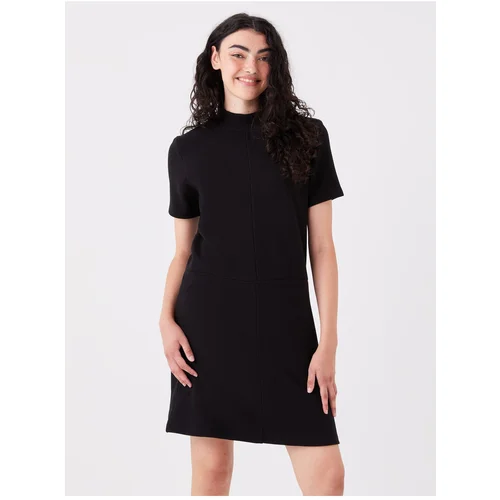 LC Waikiki Women's Crew Neck Straight Short Sleeve Dress