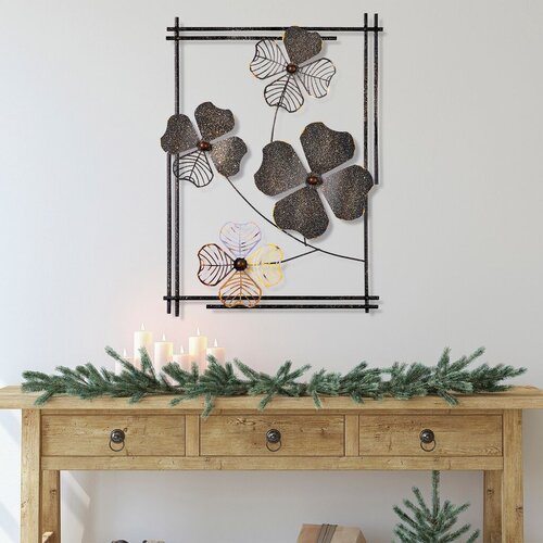 Wallity zidna dekoracija Weinan 2, 50x70x4cm, Crna Cene