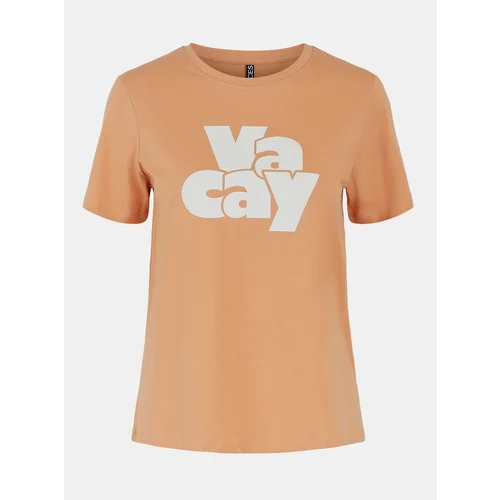 Pieces Orange T-shirt with print Tamaris - Women