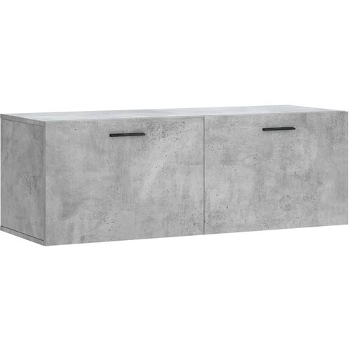Maison Chic Stenska omarica - Zidna omarica betonsko siva 100x36,5x35 cm inženirski les iu822, (22062708) Cene