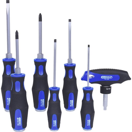 Ks Tools Komplet izvijačev z udarnimi pokrovčki ERGOTORQUEmax, 2-komponentni ročaj, 7 kosov Slike