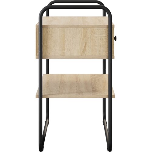 Konzolna stolica Hrast sonoma 100 x 40 x 75 cm Slike