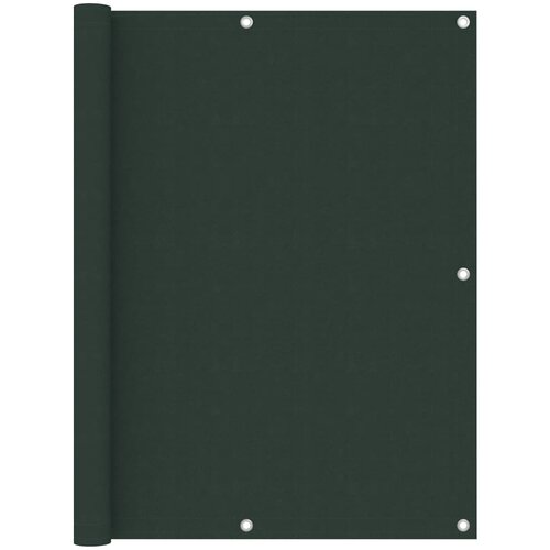 vidaXL Balkonsko platno temno zeleno 120x400 cm oksford blago Cene