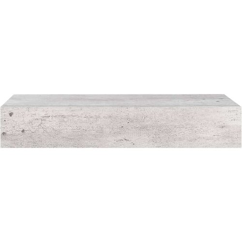 VidaXL zidne police s ladicama 2 kom boja betona 60 x 23,5 x 10 cm MDF Slike