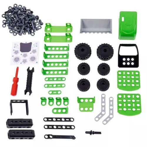  Meccano Junior: Kovinski konstrukcijski elementi - traktor, 114 kosov Slike