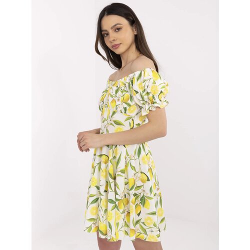 Italy Moda Dress-MI-SK-23797.76-ecru Slike