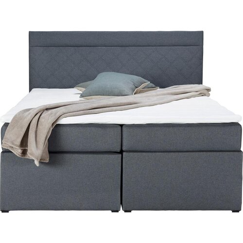 Bessagi Home Postelja Boxspring Rosa, Antracit, 140x200 Slike