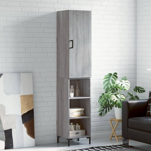  Visoka komoda siva sonome 34,5x34x180 cm od konstruiranog drva Cijene