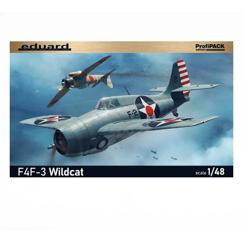 Eduard model kit aircraft - 1:48 F4F-3 wildcat Cene