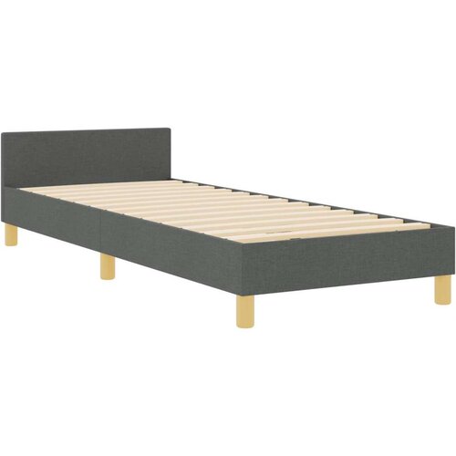  Krevet Siva 100x200 cm Tkanina Slike