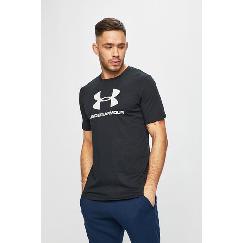 Under Armour Majica kratkih rukava za mu&amp;scaron;karce, boja: crna, s tiskom Slike
