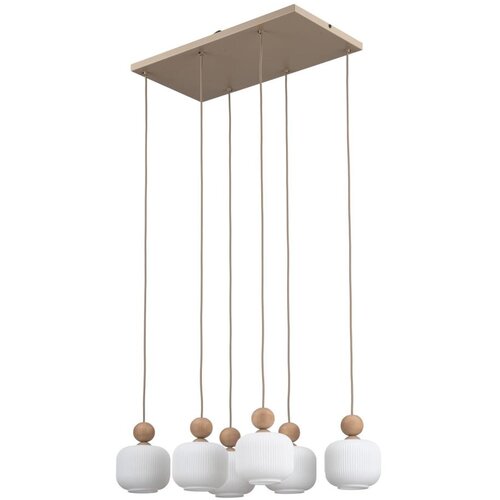  Luster BALLO na sajli, 6xE14/10W/230V, bež Cene