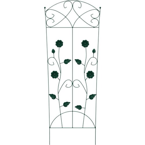  Vrtna Ograda Re&amp;scaron;etkasti 3 pcs Zelena 112 x 40 cm Čelik Slike
