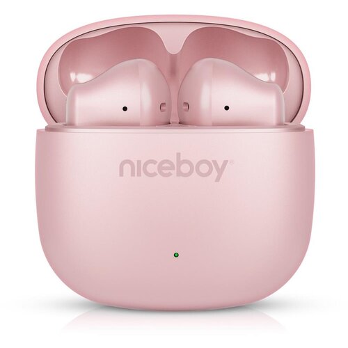 Niceboy beans 4 pop - bežične slu&scaron;alice 200 mah + 2x 30 mah IPX4 ružičaste Cene