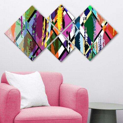 Wallity slika 4MDF133483577, 60x115 cm, 4 dijela Cene