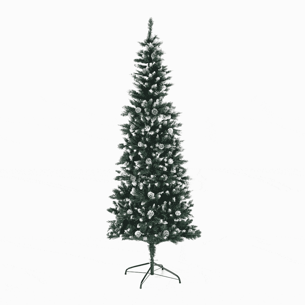 Kondela Božično drevo s storži, zasneženo, 210 cm, CHRISTMAS TIP 2 Slike