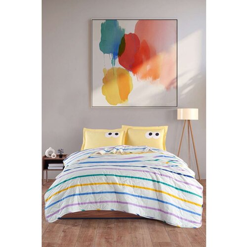  funny - yellow yellow king quilted bedspread set (fr) Cene