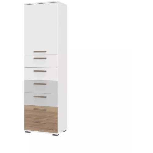 Jela VITRINA ARC F10 (VE� BARV)-Bela mat lak/perla siva mat lak/pacifik oreh Cene
