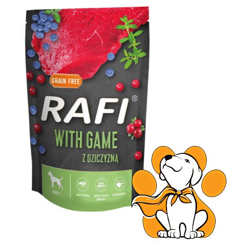 Rafi Dog Grain Free Wild Game 500g, Vlažna Hrana Bez Žitarica Cene
