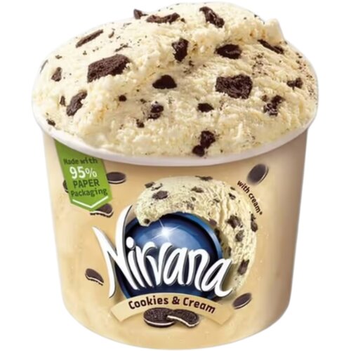 Nirvana Sladoled cookies & cream 150ml Cene
