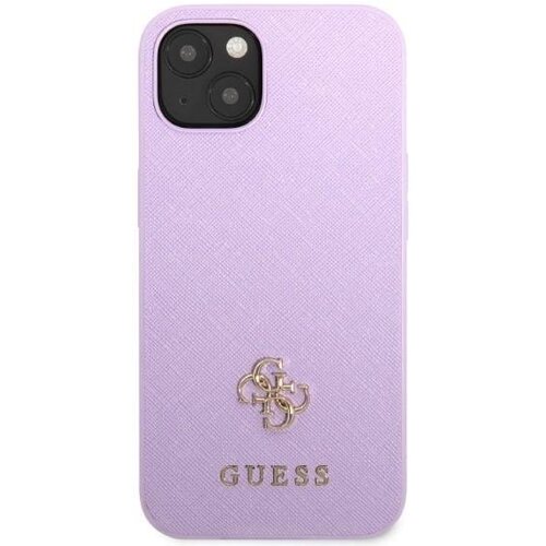 Guess za&amp;scaron;čitni ovitek Metal Logo Saffiano 4G Purple, Iphone 13, (20977561) Slike