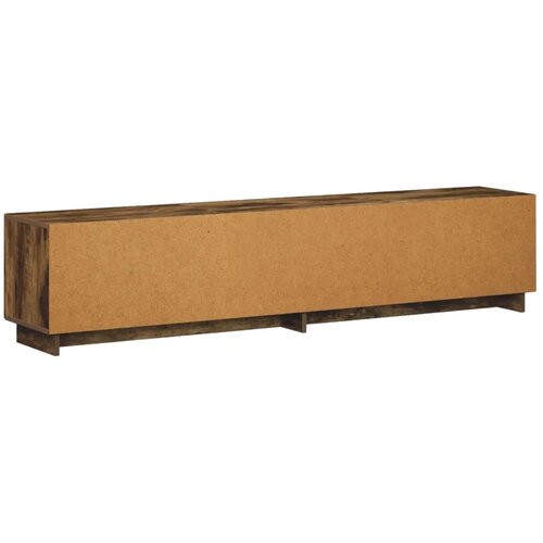  TV stalak 180 x 34 5 x 40 cm Dimljeni hrast Konstruirano drvo - Dimljeni hrast 179.5 x 34.5 x 40 cm Slike