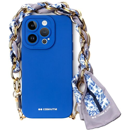  Torbica CASE&amp;amp;ME sa maramom za Iphone 14 Pro Max 6.7 plava Slike