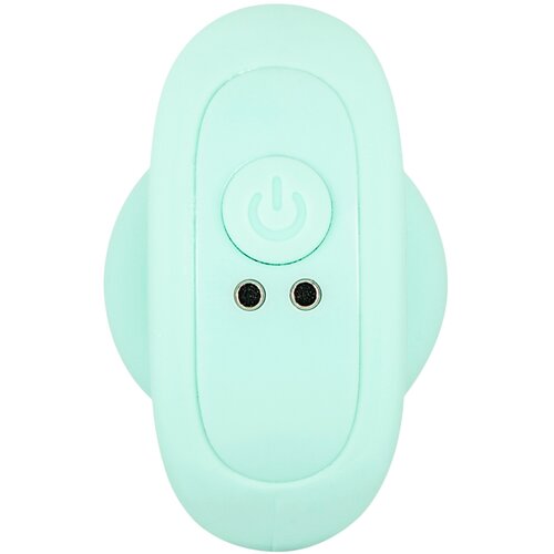 Cuties Mini - okrugli vibrirajući analni čep (zeleni) Slike