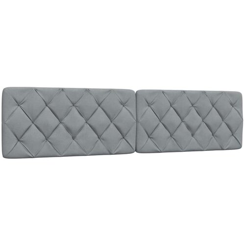  Okvir za krevet bez madraca svjetlosivi 200 x 200 cm od tkanine Slike