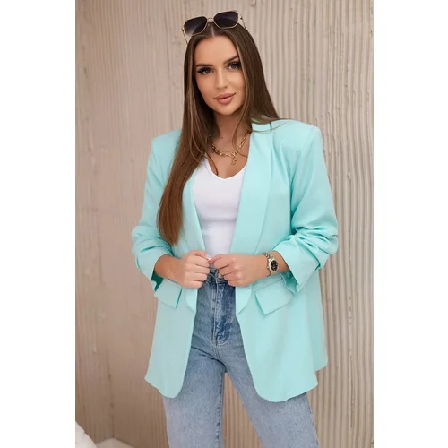 Kesi Elegant blazer with mint lapels