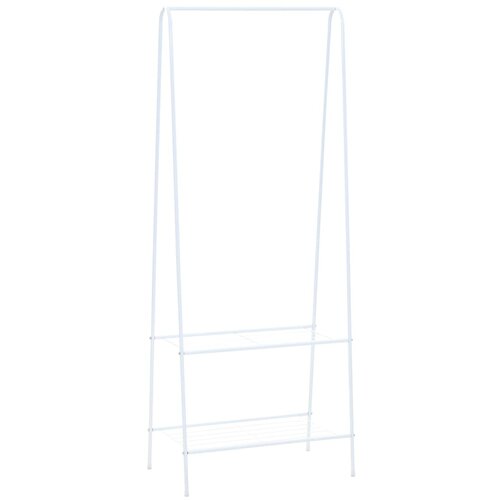  The Living Store Stojalo za oblačila 59x35x150 cm bele barve - Stojalo Za Oblačila, (21484509) Slike