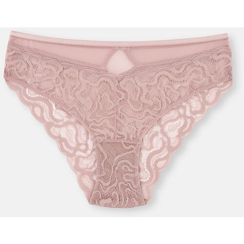 Dagi Soft Pink Lace Detailed Brief Panties Slike