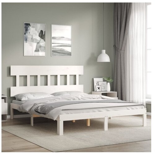 vidaXL Za krevet s uzglavljem sivi 160 x 200 cm od masivnog drva Cijene