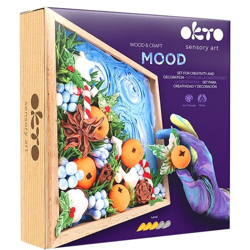 Okto set za modeliranje u drvenom okviru Slike