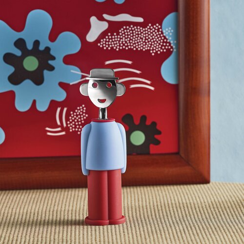 Alessi Odpirač za steklenico Alessandro M. / rumeno-črn / pvc, inox, (20538997) Cene