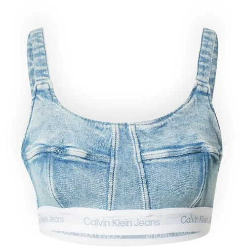 Calvin Klein Jeans Top plavi traper