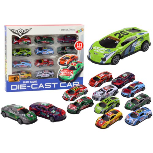  Set igračaka automobila - sportski trkaći automobili 1:64 - 10 komada Cijene