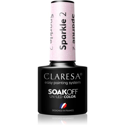 Claresa SoakOff UV/LED Color Sparkle gel lak za nohte odtenek 2 5 g Cene