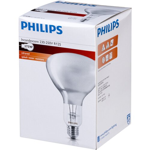 Philips infrared lamp BR125 IR 375W E27 230-250V CL - infracrvena žarulja Cijene