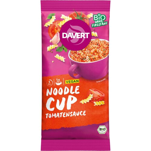 Davert Bio Noodle-Cup umak od rajčice - 67 g Cijene