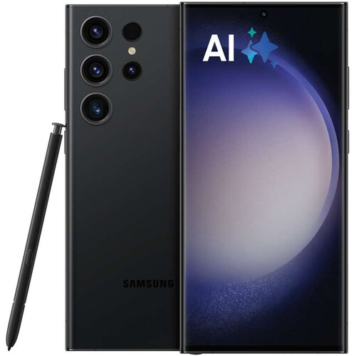 Samsung Galaxy S23 Ultra 5G Enterprise 8+256GB Phantom Black EU 17.31cm (6.8&amp;amp;quot ) OLED display Android 13 200MP quad camera Slike