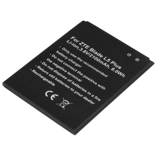 AVIZAR Baterija za ZTE Blade L5 / L5 Plus Li-ion 3.8V 2100mAh 8Wh, Črna, (5000070679) Cene