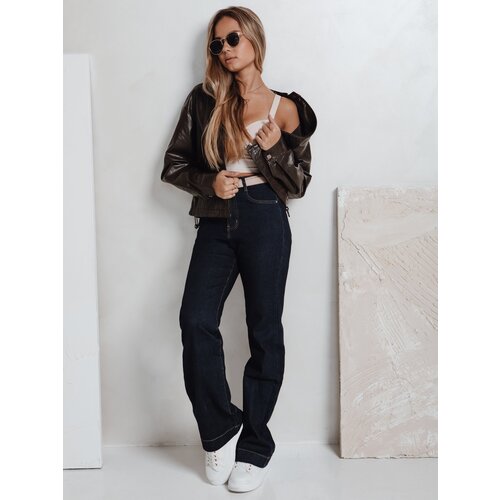 DStreet Jeansy damskie wide leg niebieskie Cene