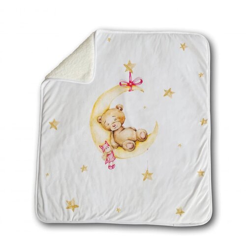 Baby Textil prekrivač za bebe Sanjalica Roze, 80x90 cm Slike