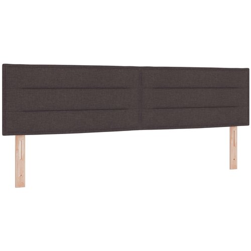 VidaXL Vzglavje Linijski Design Temno Rjavo 180 cm Tkanina, (22008586) Slike