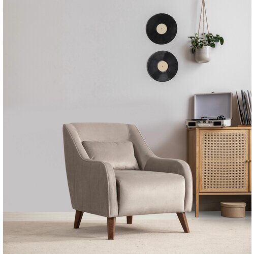 Atelier Del Sofa buhara - light grey light grey wing chair Cene