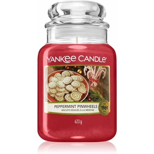 Yankee Candle Peppermint Pinwheels mirisna svijeća 623 g